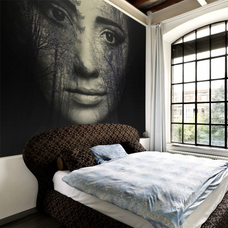 Fototapeet - Forest mask - 350x270
