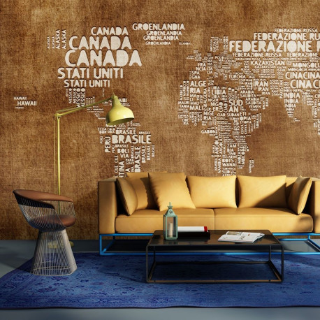 Fototapeet - Antique Italian map - 200x154