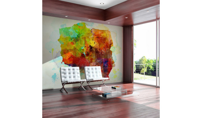 Fototapeet - Map (Poland) - 250x193