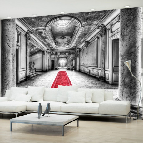 Fototapeet - Mystery marble - black and white - 100x70
