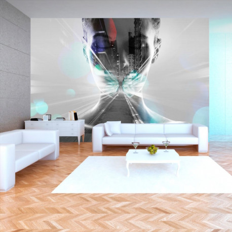 Fototapeet - City woman - 150x105