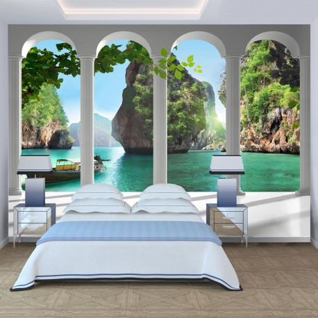 Fototapeet - On the terrace - 350x245