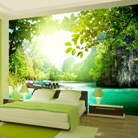 Fototapeet - Heavenly landing - 200x140