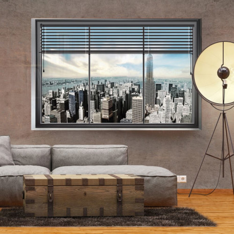 Fototapeet - New York window - 250x175