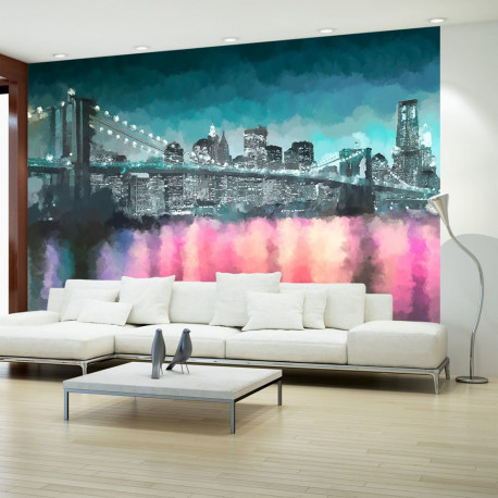 Fototapeet - Painted New York - 300x210