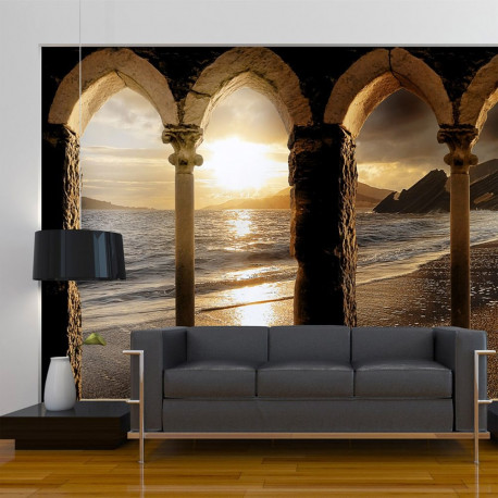 Fototapeet - Castle on the beach - 150x105