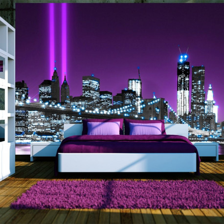 Fototapeet - Luminous manhattan - 250x175
