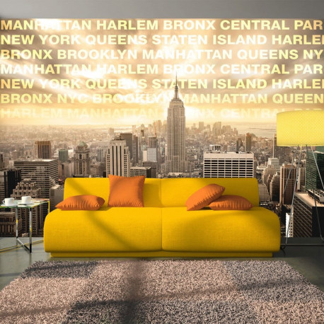 Fototapeet - Neighborhoods of New York - 100x70
