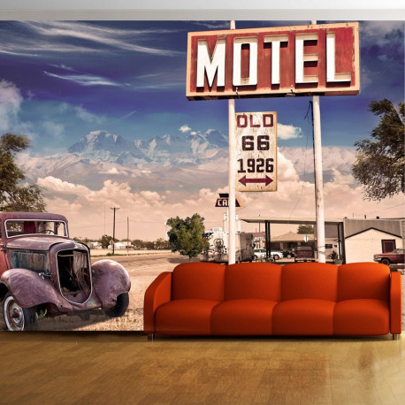 Fototapeet - Old motel - 200x140