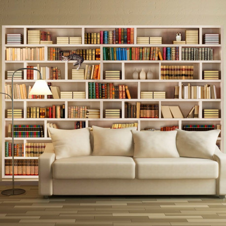 Fototapeet - Home library - 100x70