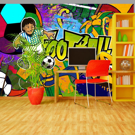 Fototapeet - Football Cup - 400x280