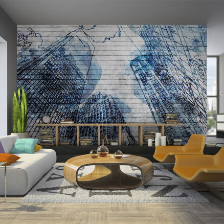 Fototapeet - Inky New York - 150x105