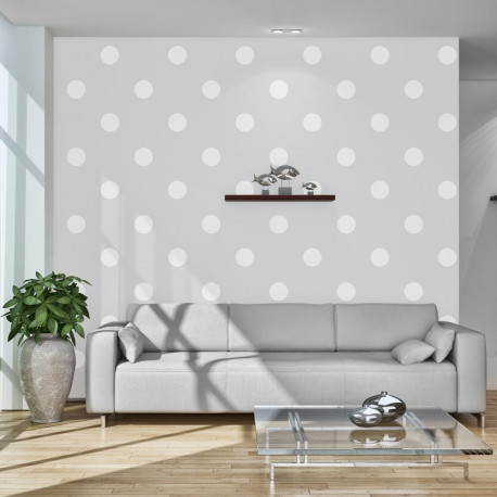 Fototapeet - Cheerful polka dots - 350x245