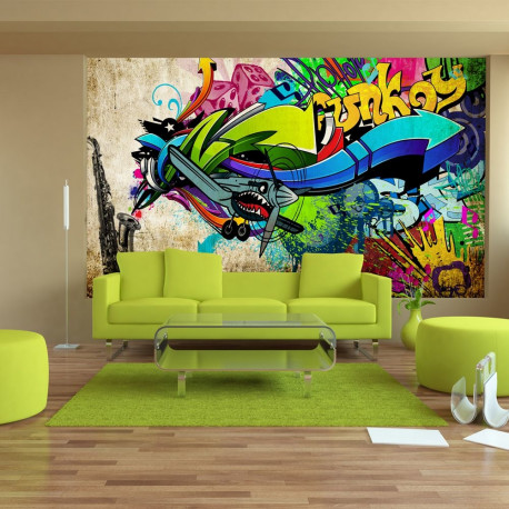 Fototapeet - Funky - graffiti - 250x175