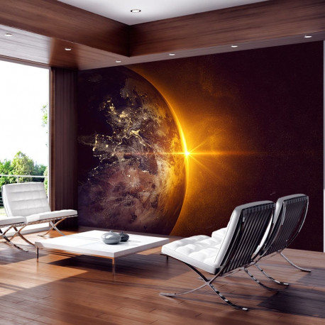 Fototapeet - Golden Earth - 400x280