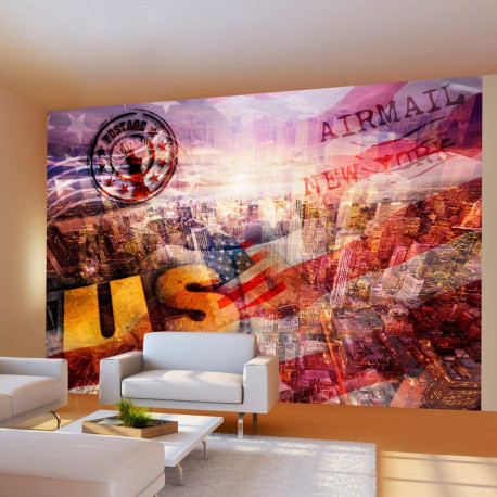 Fototapeet - New York - patriotic theme - 350x245