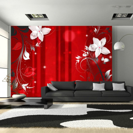 Fototapeet - Flowering scarlet - 100x70