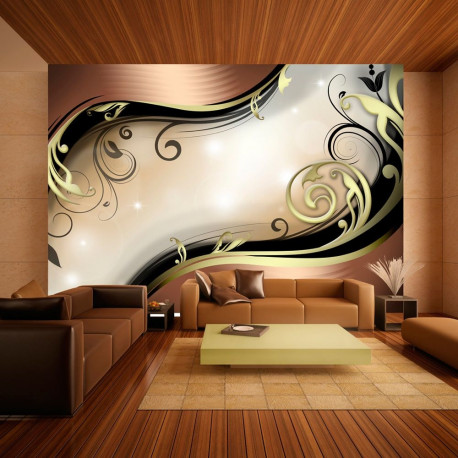 Fototapeet - Golden glow - 200x140
