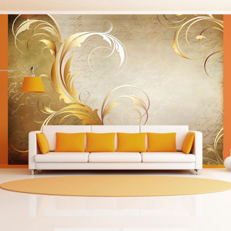 Fototapeet - Gold leaf - 100x70