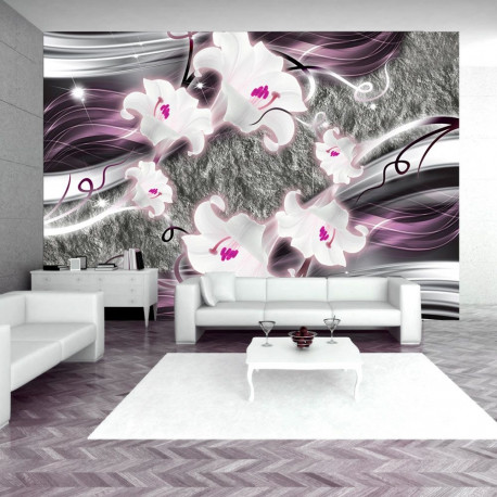 Fototapeet - Dance of charmed  lilies - 250x175