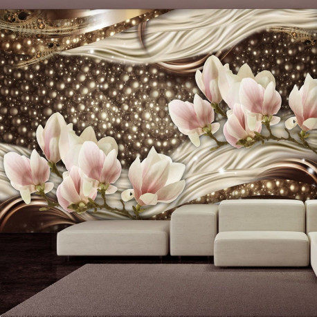 Fototapeet - Pearls and Magnolias - 400x280