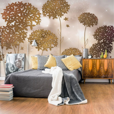 Fototapeet - Golden Garden - 100x70