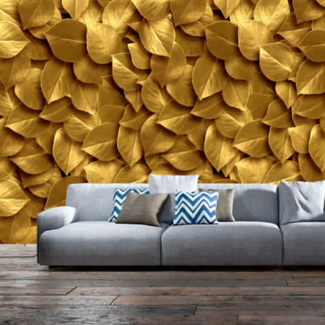 Fototapeet - Golden Leaves - 400x280