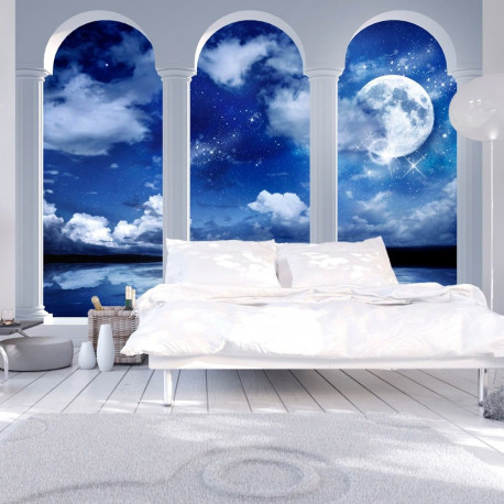 Fototapeet - Night in Greece - 150x105