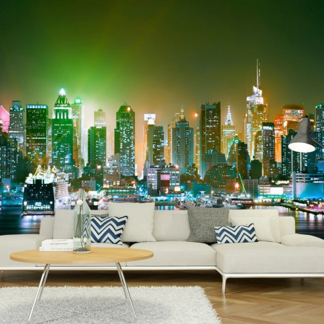 Fototapeet - NY: Enlightened Harbour - 300x210