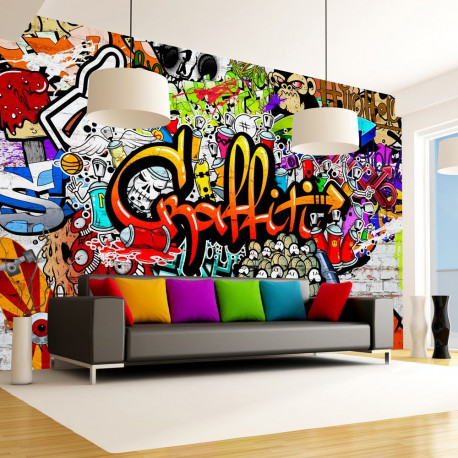 Fototapeet - Colorful Graffiti - 300x210