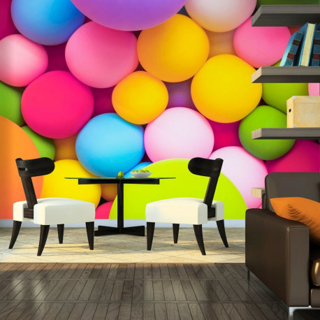 Fototapeet - Colourful Balls - 350x245