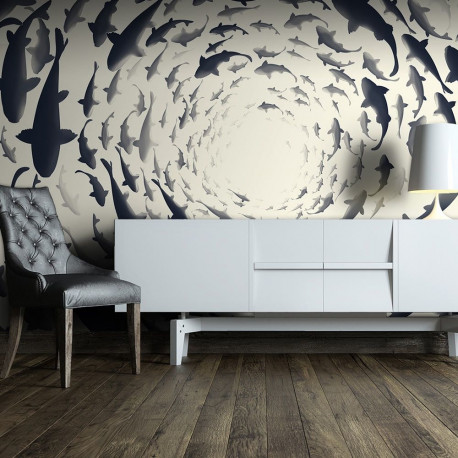 Fototapeet - Fish swirl - 150x105