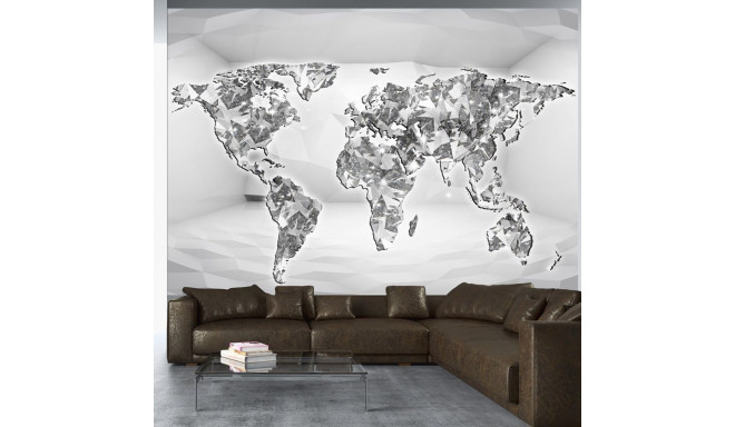 Fototapeet - Diamond map - 350x245