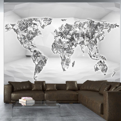 Fototapeet - Diamond map - 300x210