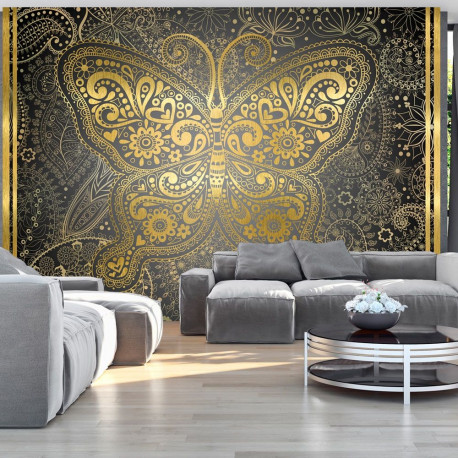 Fototapeet - Golden Butterfly - 350x245