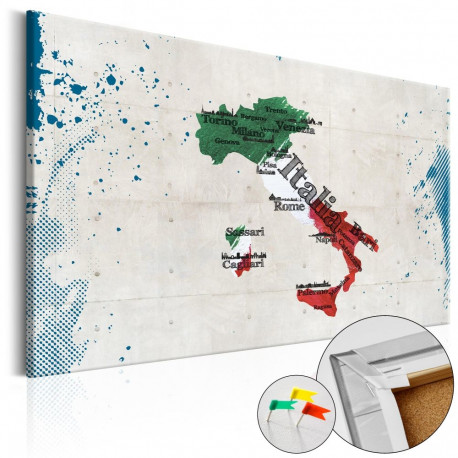 Pilt korgil - Italy [Cork Map] - 120x80