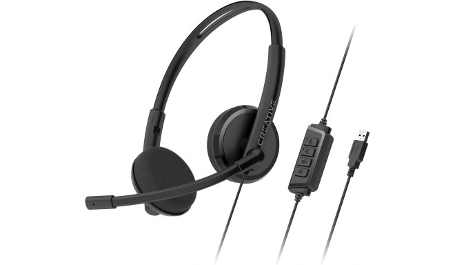 Creative HS-220, Headset (black, USB)