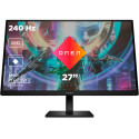 OMEN 27qs, gaming monitor - 27 - black, DisplayPort, HDMI, HDR 400, pivot, USB, curved, 240Hz panel