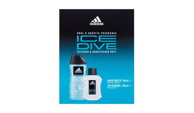 Adidas Ice Dive Eau de Toilette (100ml) (Edt 100ml + 250ml shower gel)