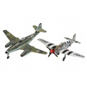 Revell Võitluskomplekt Messerschmitt Me262 & P-51B Mustang 1:72