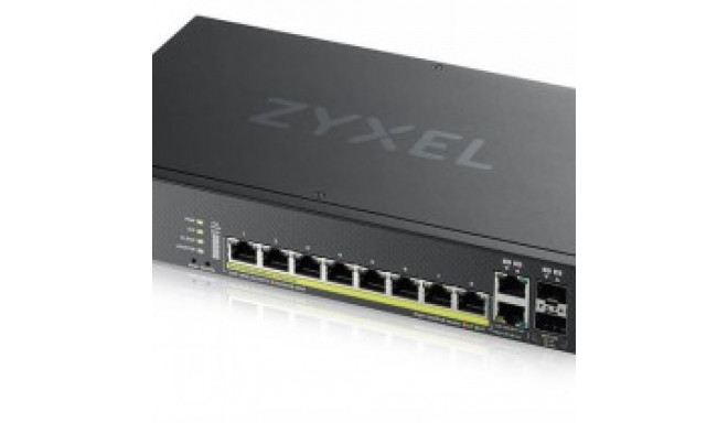 ZYXEL GS2220-10HP,EU REGION,8-PORT GBE L2 POE SWITCH WITH GBE UPLINK (1 YEAR NCC PRO PACK LICENSE BU