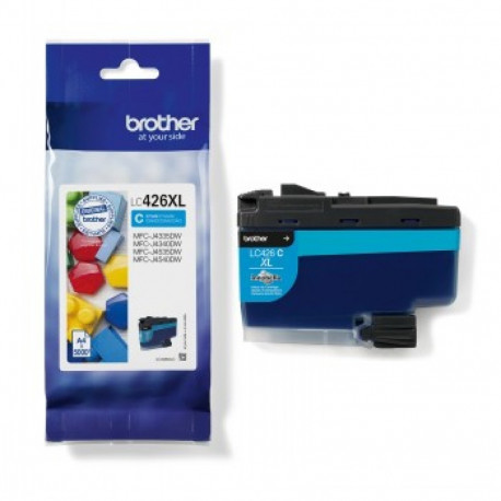 BROTHER LC426XLC CYAN INK-CARTRIDGE, YIELD=5,000 PAGES