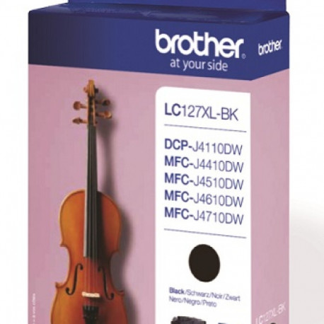 BROTHER LC-127XLBK TONER HIGH BLK 1200P