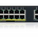 ZYXEL GS1915-24EP, 24-PORT GBE, 12 PORT POE, 130 WATT 802.3AT, RACKMOUNT, FANLESS, SMART HYBRID MODE
