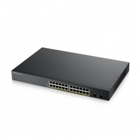 ZYXEL GS1900-24HP V2, 24-PORT GBE L2 POE SMART SWITCH, RACKMOUNT, 170 WATT (5Y WARRANTY)