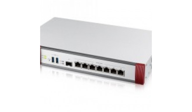 ZYXEL USG FLEX500, 7 GIGABIT USER-DEFINABLE PORTS, 1*SFP, 2* USB WITH 1 YR GOLD SECURITY PACK