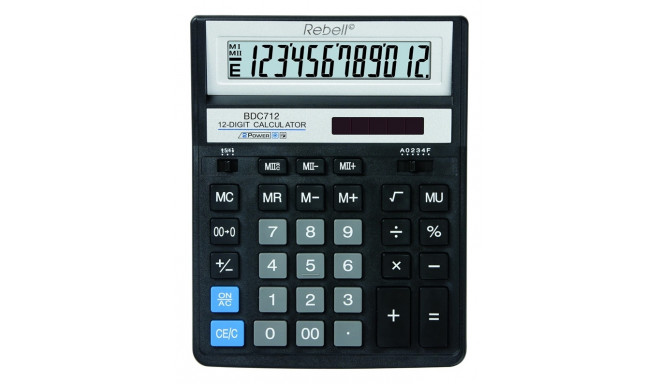 REBELL DESKTOP CALCULATOR BDC712