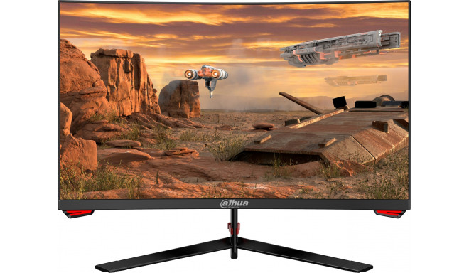 LCD monitor DAHUA LM27-E230C 27-tolline mängur kumer paneel VA 1920x1080 16:9 165Hz 1 ms kallutatav 