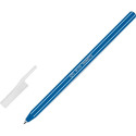 Ballpoint pen, 0,7 mm, cap, with holder, assorted colours body, ICO "Signetta Mix", blue