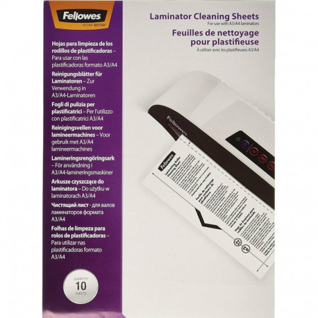 Cleaning sheet for laminator FELLOWES 5320604 10 sheets